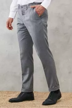 Мужские повседневные брюки узкого кроя темно-синего кроя с эластичным боковым карманом на талии AC&Co Altinyildiz Classics, темно-синий