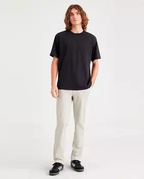 Мужские повседневные брюки в китайском стиле приталенного кроя Калифорния Хаки Dockers, бежевый