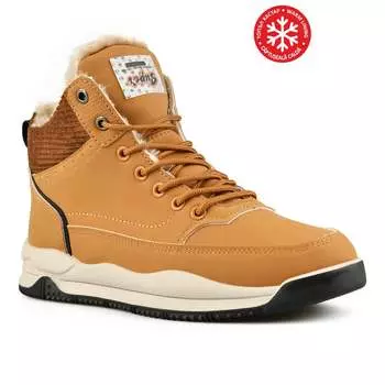 Мужские повседневные коричневые ботинки на теплой подкладке Tendenz