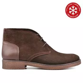 Мужские повседневные коричневые ботинки на теплой подкладке Tendenz