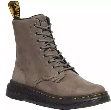 Мужские повседневные кожаные ботинки Dr. Martens Crewson из нубука, черный