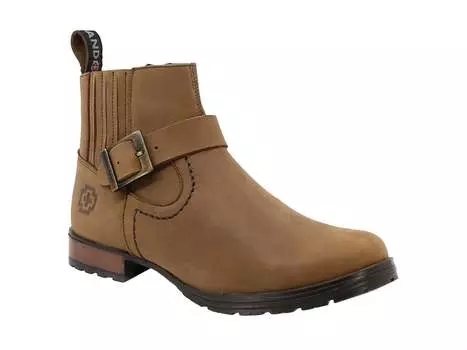 Мужские повседневные кожаные ботинки коричневого цвета Swissbrand