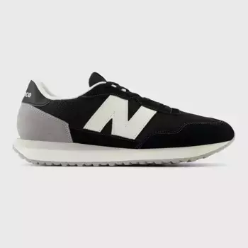 Мужские повседневные кроссовки 237 New Balance, черный/белый