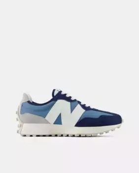 Мужские повседневные кроссовки 327 New Balance, темно-синий
