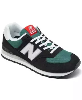 Мужские повседневные кроссовки 574 от Finish Line New Balance, черный