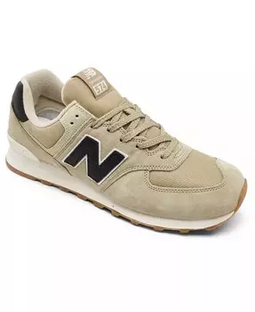 Мужские повседневные кроссовки 574 от Finish Line New Balance, бежевый