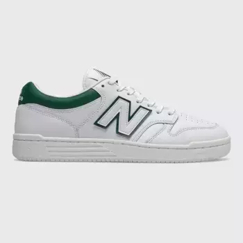 Мужские повседневные кроссовки New Balance 480, белый/зеленый