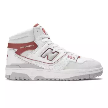 Мужские повседневные кроссовки Retro Basket 650 SEASONAL New Balance, белый/красный