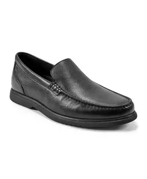 Мужские повседневные лоферы без шнуровки Jensen с круглым носком Rockport, черный