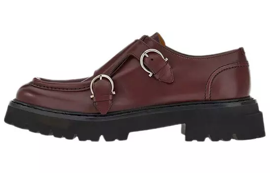 Мужские повседневные мужские низкие бордовые Ferragamo