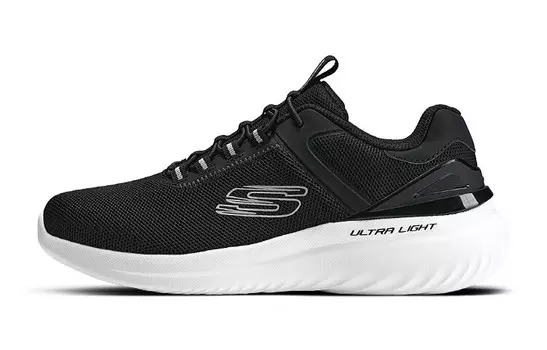 Мужские повседневные мужские низкие черные Skechers