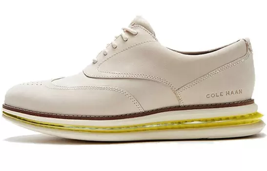 Мужские повседневные мужские низкие кроссовки цвета слоновой кости и белого цвета Cole Haan