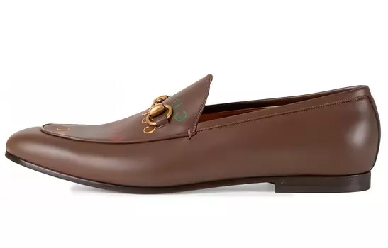 Мужские повседневные мужские низкие кроссовки кофейно-коричневого цвета Gucci