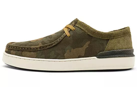Мужские повседневные мужские низкие оливковые Clarks