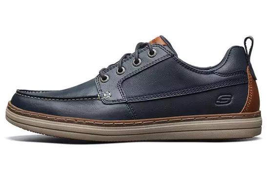 Мужские повседневные мужские низкие синие Skechers