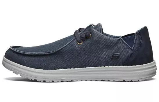 Мужские повседневные мужские низкие синие Skechers
