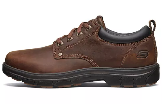 Мужские повседневные мужские низкие темно-коричневые Skechers
