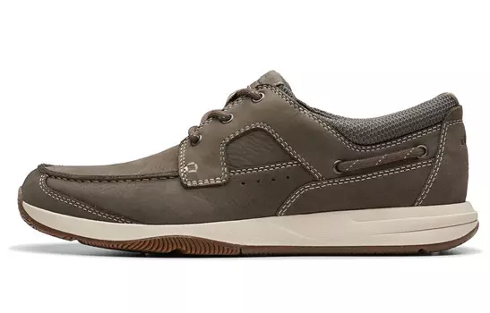 Мужские повседневные мужские низкие темно-серые Clarks