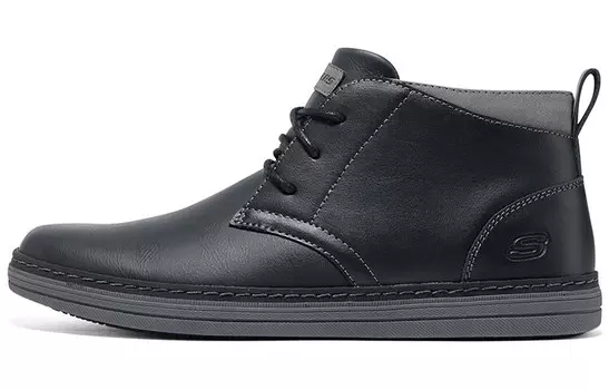 Мужские повседневные мужские среднего размера черные Skechers