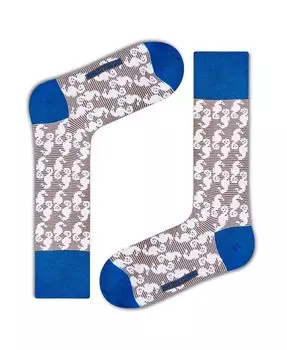 Мужские повседневные носки - Морской конек Love Sock Company, серый