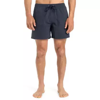 Мужские повседневные однотонные 15-дюймовые плавательные шорты Quiksilver, тёмно-синий