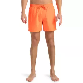 Мужские повседневные однотонные 15-дюймовые плавательные шорты Quiksilver, цвет Mandarina