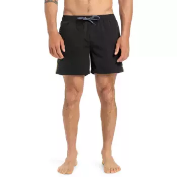 Мужские повседневные пляжные шорты для плавания 15 дюймов Quiksilver, чёрный