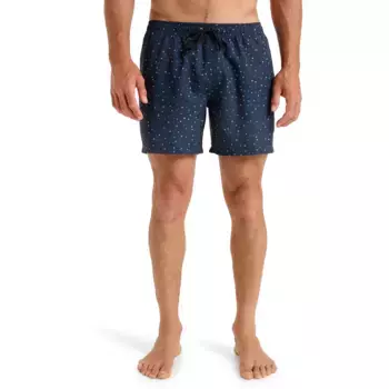Мужские повседневные прямые 15-дюймовые плавательные шорты Quiksilver, тёмно-синий
