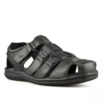 Мужские повседневные сандалии черные Tendenz