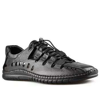 Мужские повседневные сандалии черные Tendenz