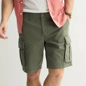 Мужские повседневные шорты-карго Flexwear из рипстопа, 10 дюймов Sonoma Goods For Life, зеленый