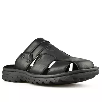 Мужские повседневные тапочки черные Tendenz