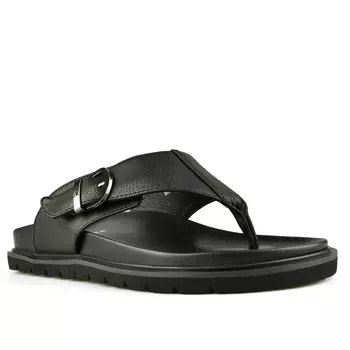 Мужские повседневные тапочки черные Tendenz