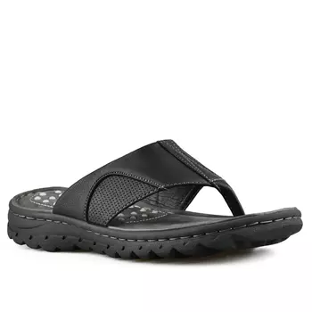 Мужские повседневные тапочки черные Tendenz