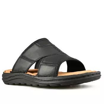 Мужские повседневные тапочки черные Tendenz