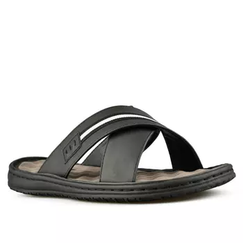 Мужские повседневные тапочки черные Tendenz