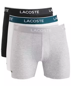 Мужские повседневные трусы-боксеры стрейч, 3 предмета Lacoste