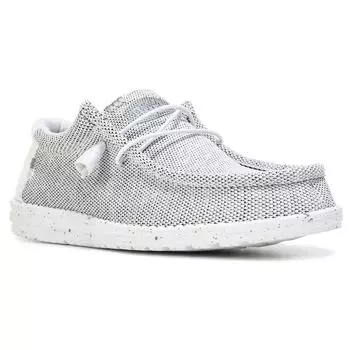 Мужские повседневные туфли Wally Sox среднего/широкого размера Heydude, белый