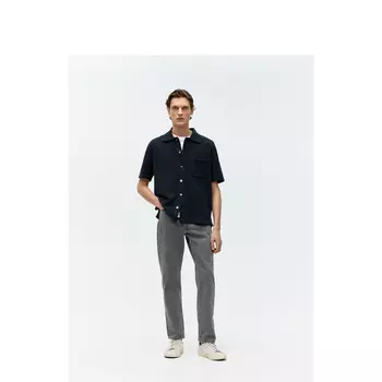 Мужские повседневные узкие джинсы Arket из чистого хлопка, серый