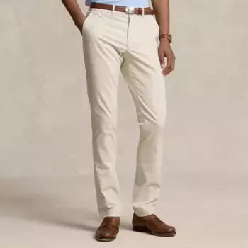 Мужские приталенные стретч-поло для гольфа Ralph Lauren Chino брюки Polo Golf Ralph Lauren, бежевый
