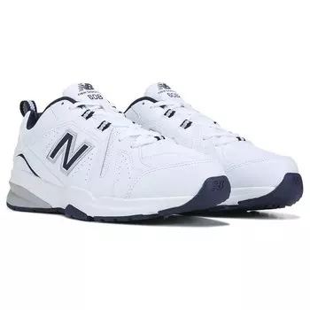 Мужские прогулочные кроссовки 608 V5 средней ширины/ширины X New Balance, белый