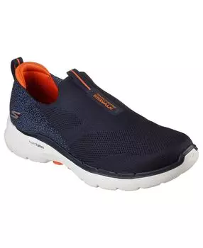 Мужские прогулочные кроссовки gowalk 6 slip-on от finish line Skechers, мульти