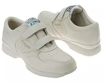 Мужские прогулочные кроссовки LifeWalker средней ширины/ширины X/XX с ремешком Propet, белый