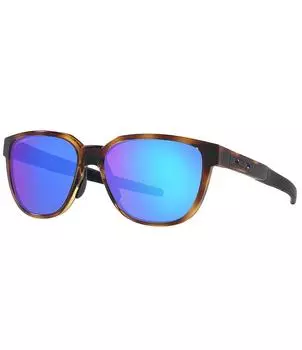 Мужские прямоугольные поляризованные солнцезащитные очки Oakley Actuator Prizm 57 мм, коричневый