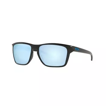 Мужские прямоугольные поляризованные солнцезащитные очки Oakley Sylas OO9448 60 мм, цвет Matte Black Blue