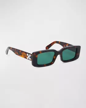 Мужские прямоугольные солнцезащитные очки Arthur Off-White
