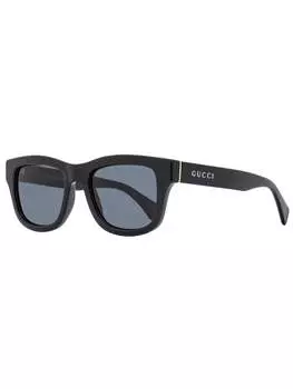 Мужские прямоугольные солнцезащитные очки Gucci GG1135S цвет 002 Черные 51 мм