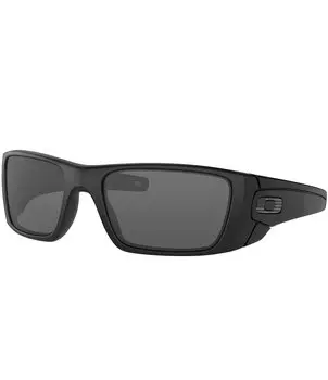 Мужские прямоугольные солнцезащитные очки Oakley OO9096 Fuel Cell 60 мм с деталями флага США, серый