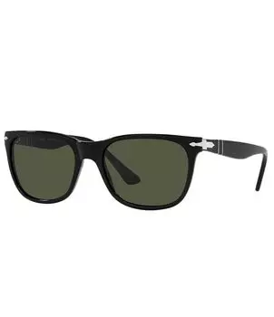 Мужские прямоугольные солнцезащитные очки Persol PO3291S 54 мм, черный
