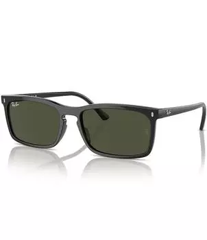Мужские прямоугольные солнцезащитные очки Ray-Ban RB4435 56 мм, черный